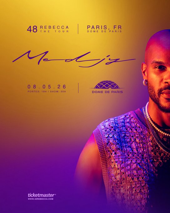 Medjy enflammera le Dôme de Paris le 8 mai 2026