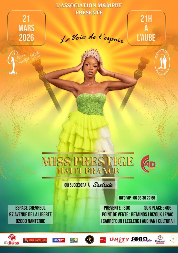 Miss Prestige Haïti France 2026.
