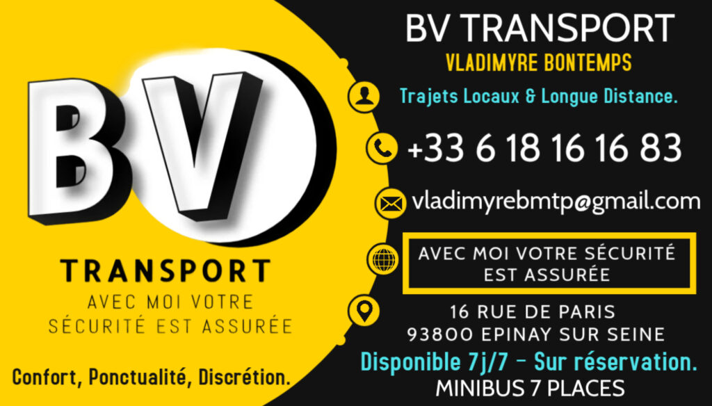 BV Transport : service VTC fiable et sécurisé