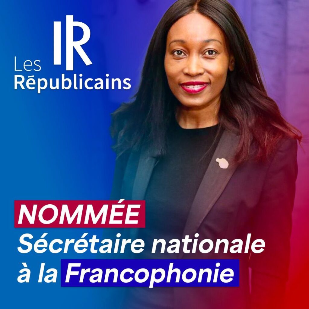Les Républicains ont officialisé la nomination d’Anne-Louise Mesadieu au poste de secrétaire nationale en charge de la Francophonie. 