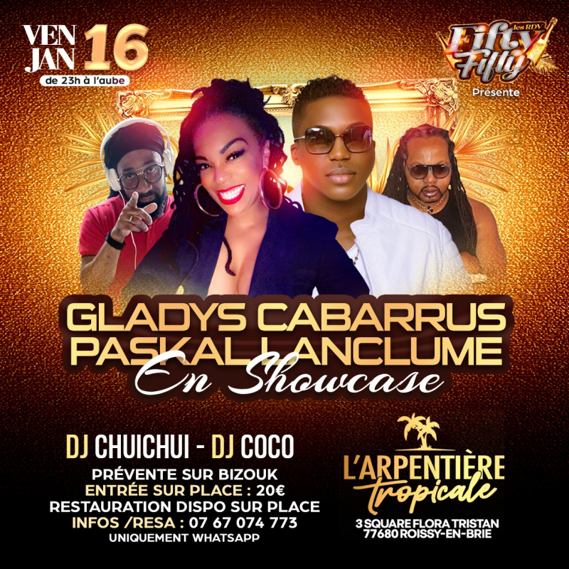 Roissy-en-Brie  une nuit tropicale d’exception ce vendredi 16 janvier à L’Arpentière Tropicale