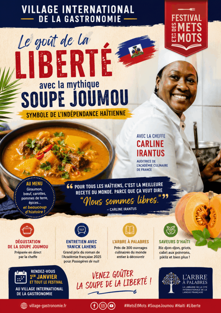 Le Village International de la Gastronomie célèbre Haïti à travers la mythique soupe Joumou
