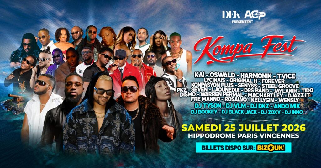 KOMPA FEST 2026 : LE PLUS GRAND RENDEZ-VOUS DU KOMPA À PARIS !
