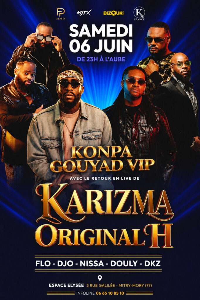 KARIZMA signe son grand retour à Paris lors de la Gouyad VIP du 14 juin 2026