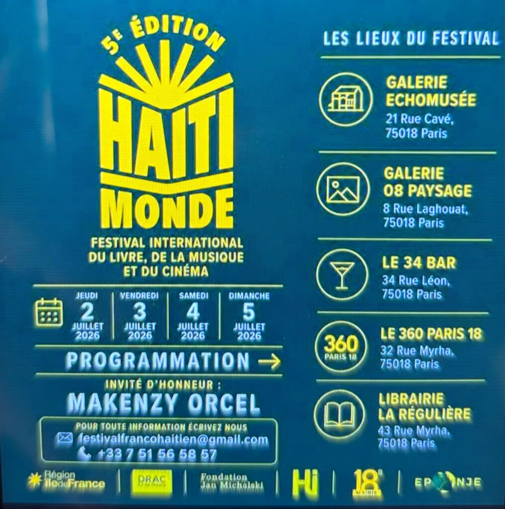 Haïti Monde 2026 : le grand rendez-vous international de la culture haïtienne revient à Paris pour une 5ᵉ édition exceptionnelle