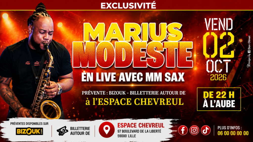 Marius Modeste en concert exceptionnel avec MM Sax